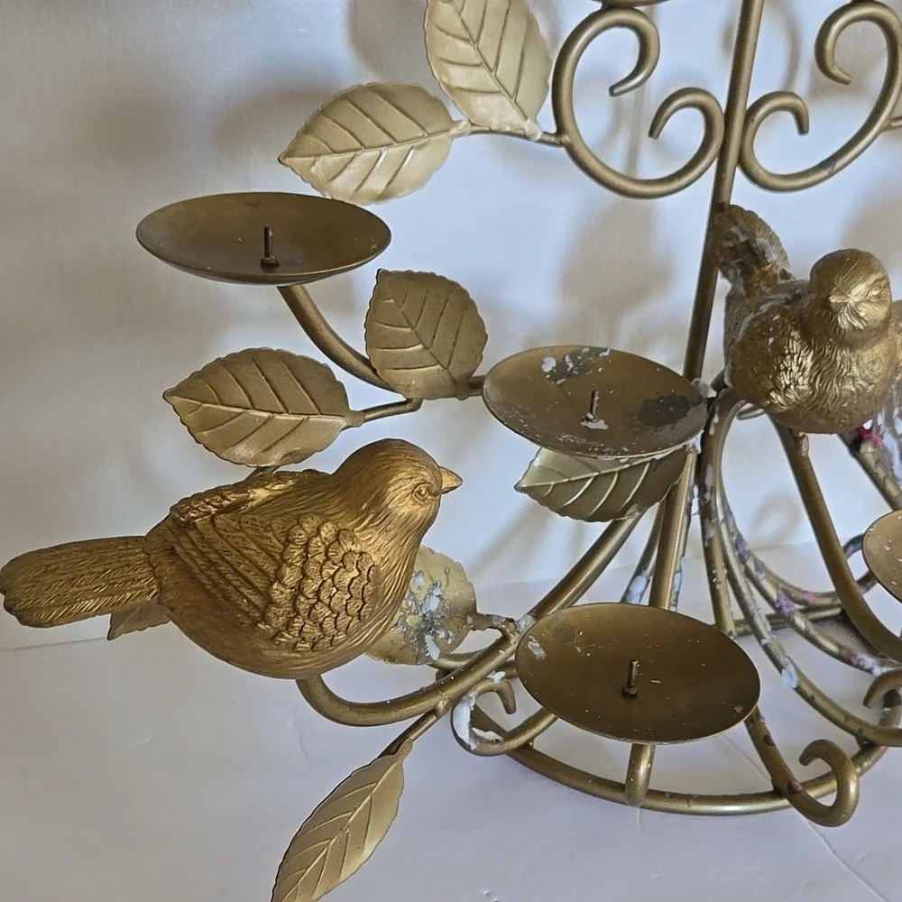 Pier 1 Vintage Gold Metal 